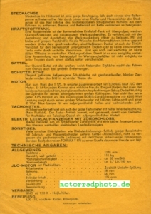 Preview: Tornax Motorrad Prospektblatt 2 Seiten 1952   tor-p52