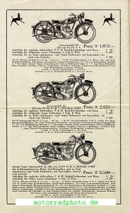Preview: Ariel Motorrad Prospekt  4 Seiten  1930   ari-p30