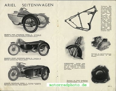 Preview: Ariel Motorrad Prospekt  20 Seiten  1927   ari-p27