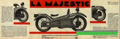 Preview: Dollar Majestic Motorrad Prospekt  8 Seiten 1932  do-p32