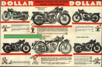 Preview: Dollar Majestic Motorrad Prospekt  8 Seiten 1932  do-p32