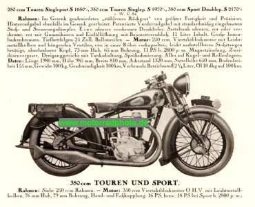 Preview: Dollar Motorrad Prospekt  4 Seiten 1929  do-p29