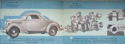 Preview: Ford Automobil Prospekt  V8  1938     fo-op38