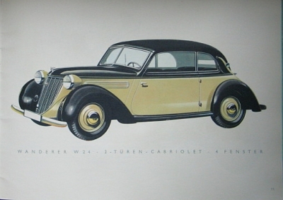 Preview: Wanderer Automobil Prospekt  W 24 16 Seiten  1937  wa-op37