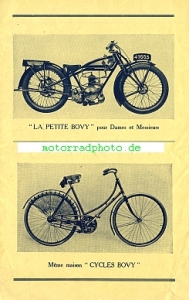 Preview: Bovy Motorrad Prospekt  6 Seiten 1929   bov-p29