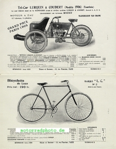 Preview: Lurquin & Coudert Motorrad Prospekt 20 Seiten 1906  lur-p06