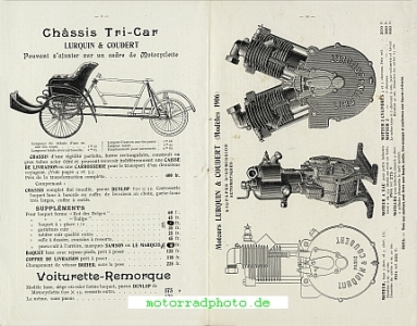Preview: Lurquin & Coudert Motorrad Prospekt 20 Seiten 1906  lur-p06
