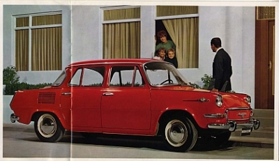 Preview: Skoda Automobil Prospekt  1000 MB  1965   sko-p65