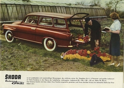 Preview: Skoda Automobil Prospekt  Octavia  1961   sko-p61