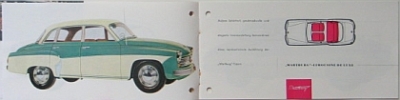 Preview: Wartburg Automobil Prospekt Typ 311/0 16 Seiten  1959   wart-p59