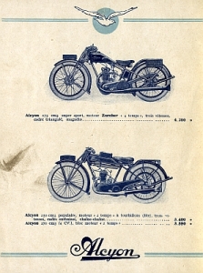Preview: Alcyon Motorrad + Fahrrad Prospekt 8 Seiten  1929  alc-p29
