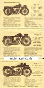 Ultima Motorcycle Brochure 8 pages  1932  ult-p32