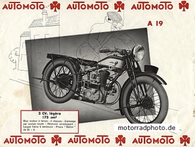 Preview: Automoto Motorrad Prospekt 8 Seiten  1932   aumo-p32