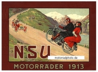 NSU Motorrad Plakat 1913   nsu-po02