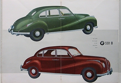 Preview: BMW Automobil Prospekt Typ 501 B  1954    bmw-op54 Preview: BMW Automobil Prospekt Typ 501 B  1954    bmw-op54