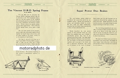 Preview: HRD-Vincent Motorrad Prospekt  20 Seiten 1935  vin-p35