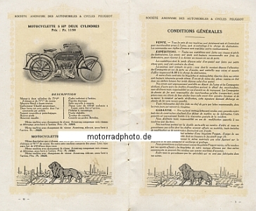 Preview: Peugeot Motorrad + Fahrrad Hauptkatalog 36 Seiten  1914  peu-p14-3