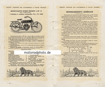 Preview: Peugeot Motorrad + Fahrrad Hauptkatalog 36 Seiten  1914  peu-p14-3