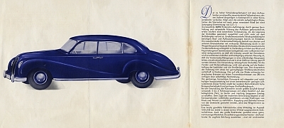 BMW Automobil Brochure Typ 501   1951    bmw-op51