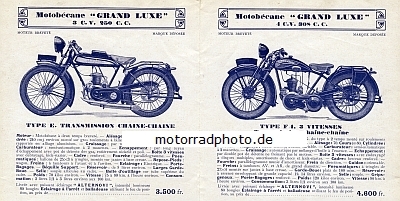 Preview: Motobecane Motorrad Prospekt  8 Seiten 1929   mobe-p29