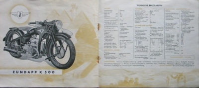 Preview: Zuendapp Motorrad Prospekt  24 Seiten  1939   z-op391