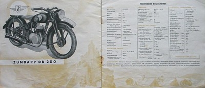 Preview: Zuendapp Motorrad Prospekt  24 Seiten  1939   z-op392