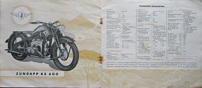 Preview: Zuendapp Motorrad Prospekt  24 Seiten  1939   z-op392