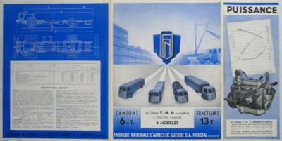 Preview: FN LKW Prospekt  6 Zyl.  um 1940   fn-op39