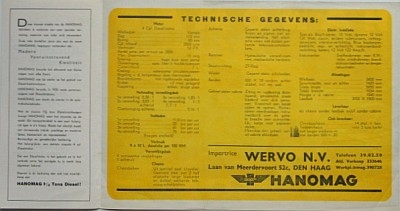 Preview: Hanomag LKW Prospektblatt  1955   hano-op55