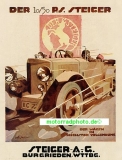 Steiger Automobil Poster Motiv um 1925  stei-po01