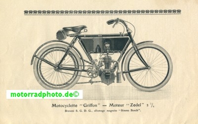 Preview: Griffon Motorrad + Fahrrad Prospekt 28 Seiten 1905 gri-p05