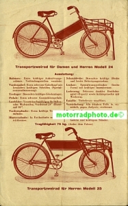Preview: Cito Allright Fahrrad Prospekt 4 Seiten ca. 1928   al-p28