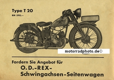 Preview: O.D. Motorrad Prospekt 8 Seiten 1931   od-p31