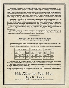 Preview: Hulla Motorrad Prospektblatt 2 Seiten  1928   hul-p28