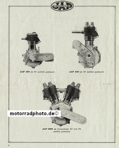 Preview: JAP Motoren Katalog 12 Seiten 1928 jap-p28