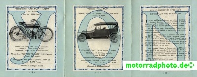 Preview: Alcyon Motorrad Fahrrad + Auto Prospekt 12 Seiten 1912 alc-p12
