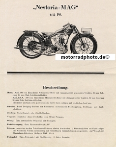 Preview: Nestoria Motorrad Prospekt 4 Seiten 1928   nes-p28