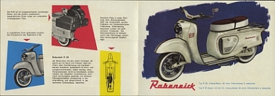 Preview: Rabeneick Roller Prospekt 4 Seiten 1966  rab-p66