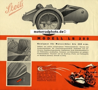 Preview: Steib Seitenwagen Prospekt 8 Seiten 1950  stei-p50-2