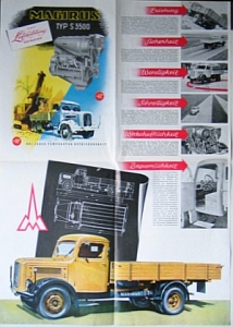 Magirus Truck Brochure 8 Sides 1949  magi-p49