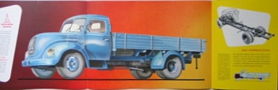 Preview: Magirus LKW Prospekt 4 Seiten 1952  magi-p52