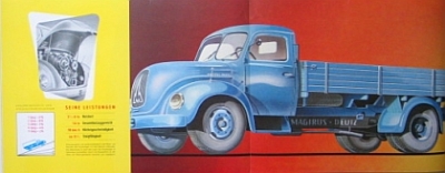 Preview: Magirus LKW Prospekt 4 Seiten 1952  magi-p52