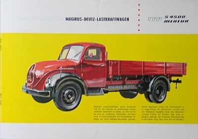 Preview: Magirus LKW Prospekt 12 Seiten 1956  magi-p564