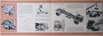 Preview: Magirus LKW Prospekt 4 Seiten 1956  magi-p565