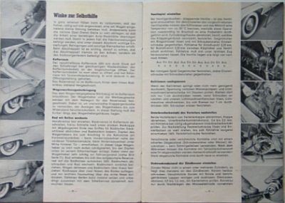 Preview: Opel Automobil Bedienungsanleitung Kapitän 32 Seiten 1956  op-ba56