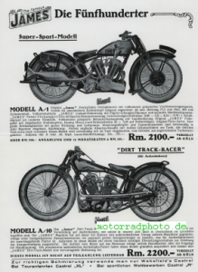Preview: James Motorrad Prospekt 8 Seiten 1929   jam-p29