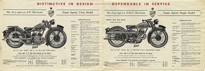 Preview: James Motorrad Prospekt 12 Seiten 1935    jam-p35