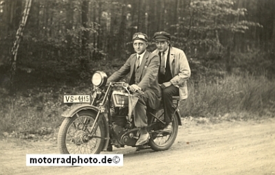 Standard Motorrad Foto BS 500 um 1930   st-f33