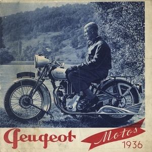 Peugeot Motorcycle Brochure 24 Sides 1936   peu-p36