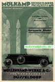 Moelkamp Automobil Poster  Motiv 1925  moel-po01